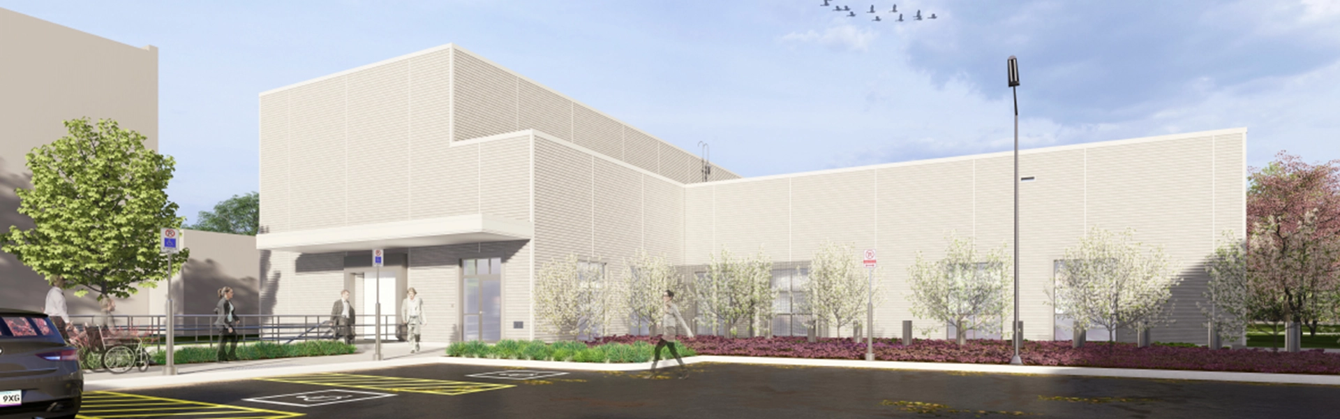 Architect rendering of the Pathogen Research Centre